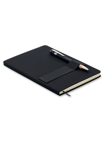 Carnet RPET A5 avec stylo