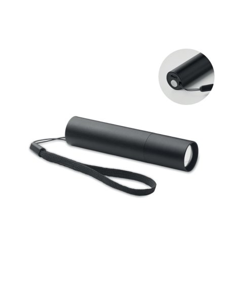 Lampe rechargeable en alu.