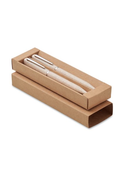 Set de stylo paille de blé/ABS