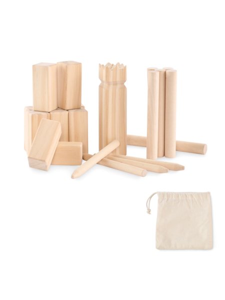 Jeu de lancer en pin