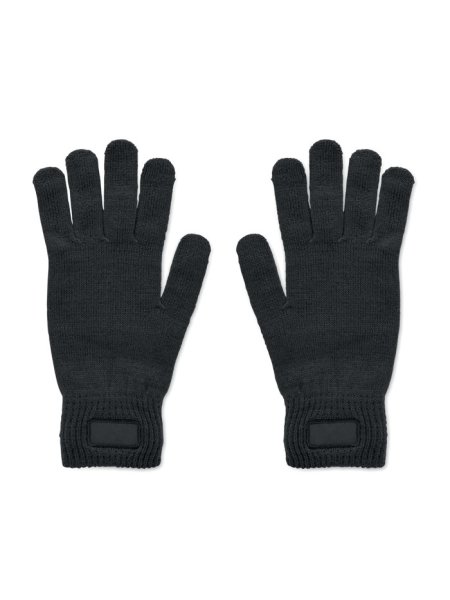 Gants tricotés en RPET