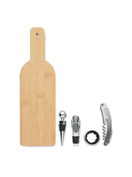 Set de vin forme de bouteille