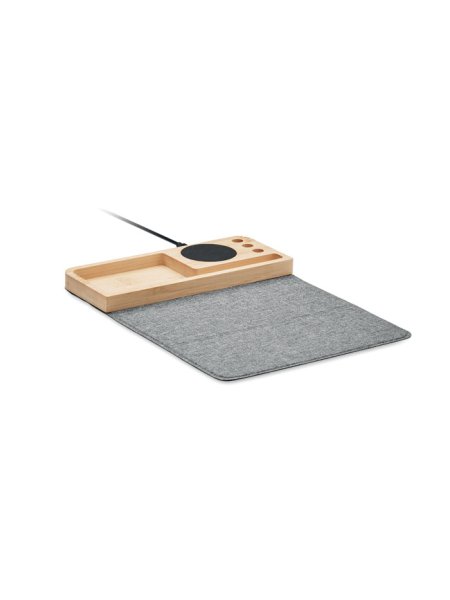 Chargeur sans fil bambou 15W