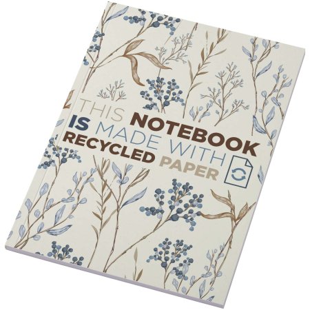 Cahier Novella Austen recyclé A5 à couverture souple de 50 feuilles