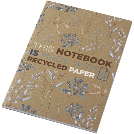 Carnet A5 à couverture souple recyclée en kraft Novella Austen avec 50 feuilles 