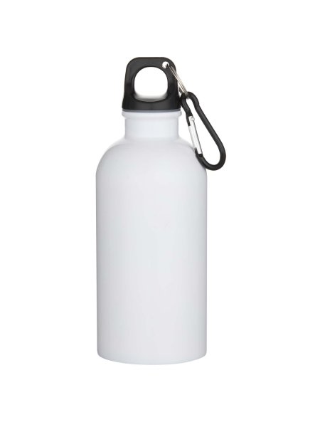 bouteille-deau-oregon-de-400-ml-en-acier-inoxydable-recycle-a-simple-paroi-certifie-rcs-avec-mousqueton-impression-par-sublimation-blanc-3.jpg