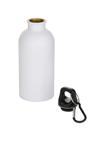 bouteille-deau-oregon-de-400-ml-en-acier-inoxydable-recycle-a-simple-paroi-certifie-rcs-avec-mousqueton-impression-par-sublimation-blanc-4.jpg