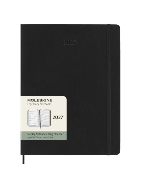 Agenda XL 12 mois Moleskine à couverture souple