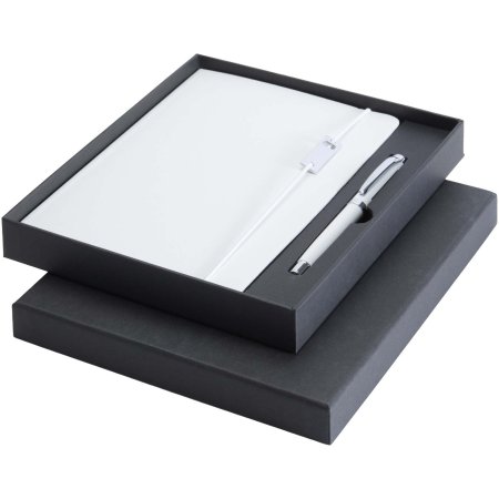 Ensemble carnet à couverture rigide A5 et stylo roller Legato Elegance