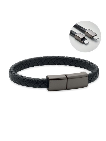 Câble bracelet tressé type C