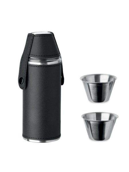 Bouteille avec gobelets