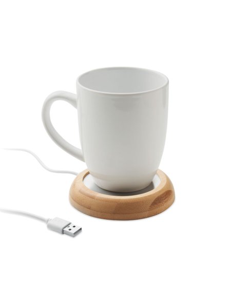 Chauffe-tasse  en bambou