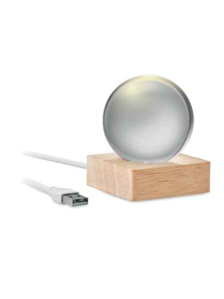 Sphère en verre LED