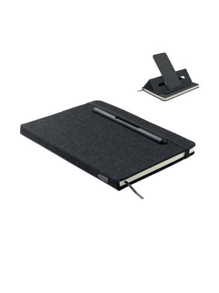 Cahier A5 support de téléphone