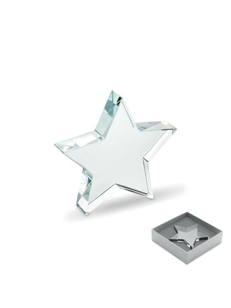 Trophée en verre Etoile