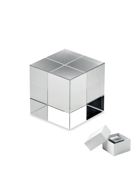 Trophée en verre Cube