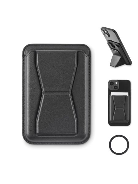 Porte-cartes magnétique en PU