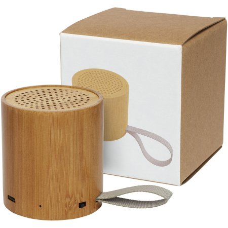 Haut-parleur Bluetooth® Lako en bambou 