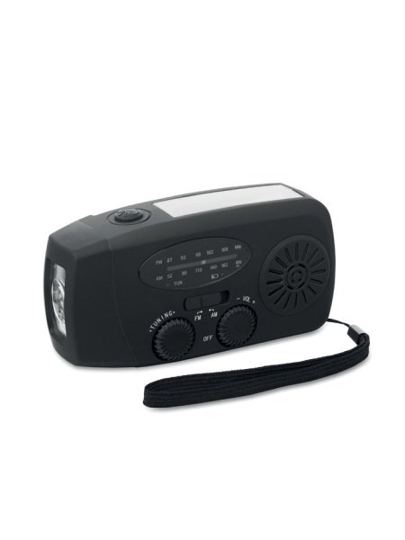 Radio portable avec torche LED
