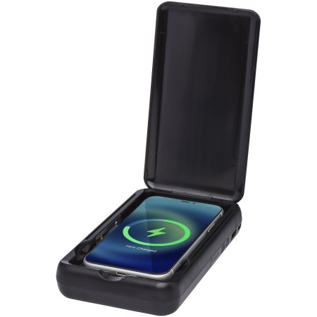 Désinfectant UV Nucleus pour smartphones avec batterie de secours sans fil de 10 000 mAh