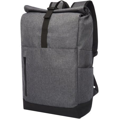 Sac à dos Hoss avec rabat enroulable pour ordinateur portable de 15,6