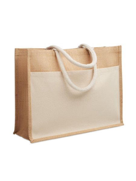 Sac shopping en jute