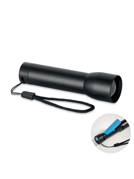 Lampe rechargeable en alu.