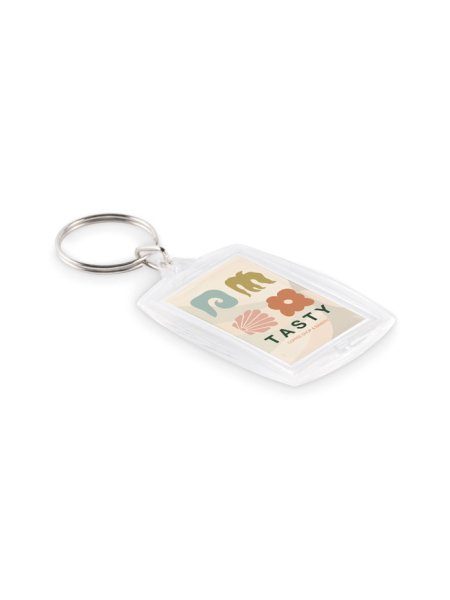 Porte-clés photo en acrylique