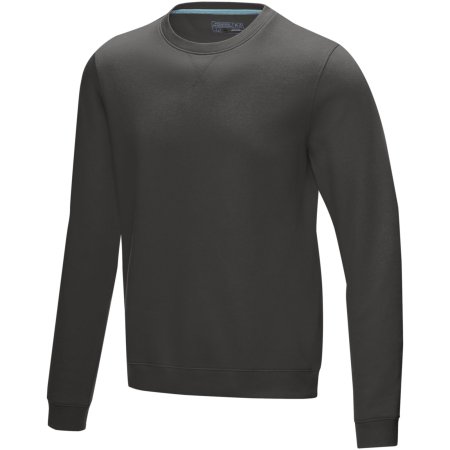 Sweat à col rond Jasper bio GOTS recyclé GRS homme