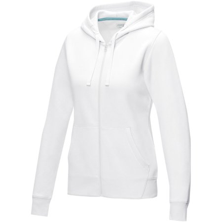 Sweat full zip à capuche Ruby bio GOTS et recyclé GRS femme