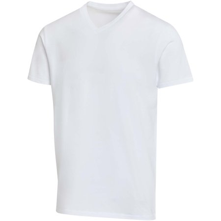 T-shirt unisexe en coton bio certifié OCS Balfour à manches courtes et col en V de 200 g/m²