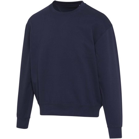 Pull unisexe OCS en coton bio oversize à col rond Boris de 280 g/m2