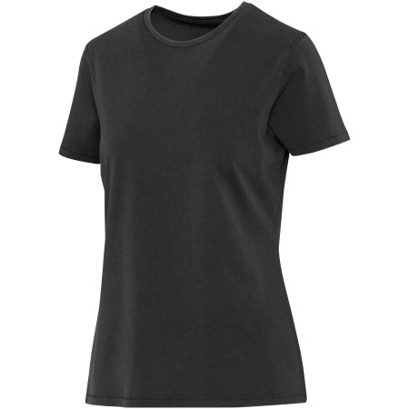 T-shirt femme délavé à manches courtes Nanaimo de 160 g/m2