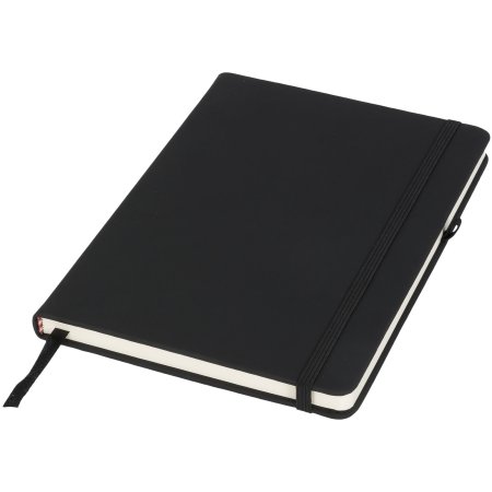 Carnet de notes M Noir - Avec bande de fermeture colorée