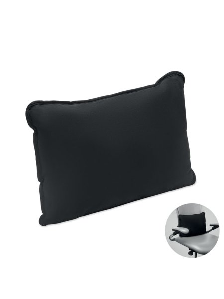 Coussin en tissu suédé