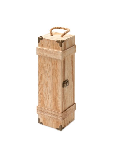Coffret à vin en paulownia