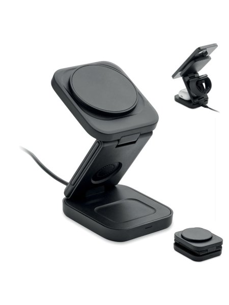 Station de charge pliable 3en1