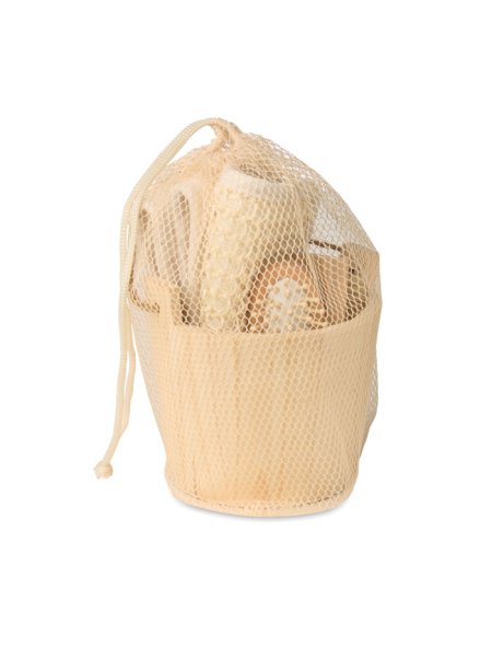 Coffret de bain baquet en bois