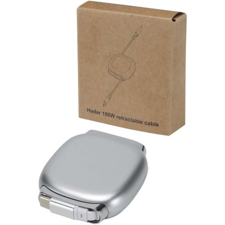 Câble de recharge PD CarPlay 5-en-1 rétractable en plastique recyclé Alphard 100 W