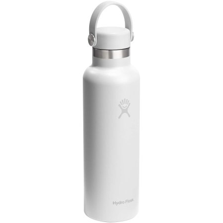 Gourde isotherme en acier inoxydable Hydra Flask à goulot standard, 621 ml, avec bouchon à paille