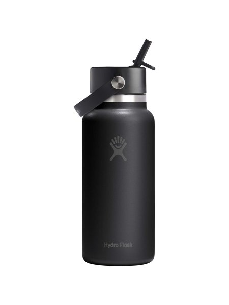 Gourde isotherme en acier inoxydable Hydro Flask à large goulot, d'une contenance de 946 ml, avec bouchon à paille