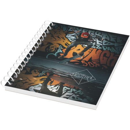 Cahier Desk-Mate® à spirales A6 avec couverture PP