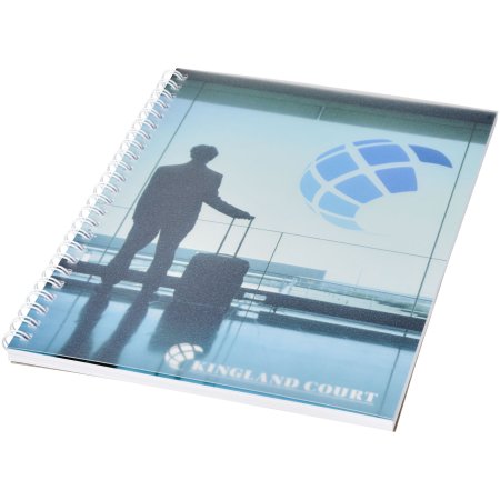 Cahier Desk-Mate® A5 à spirale avec couverture polypropylène