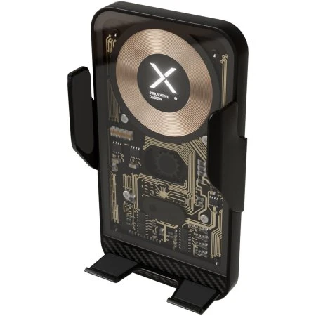 Chargeur de voiture sans fil/support de téléphone de 15 W SCX.design V40