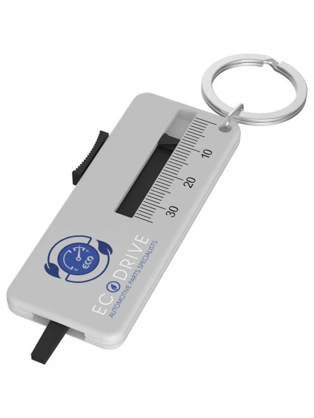 Porte-clés Rove recyclé vérificateur de structures de pneu
